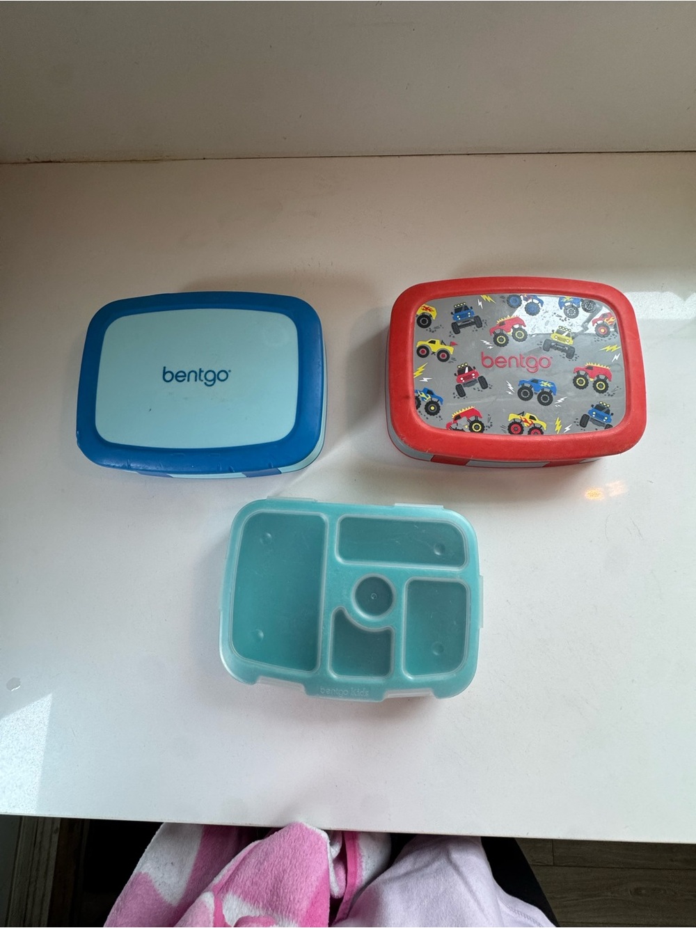 Bentgo Kids Lunch Box Set - Blue & Red